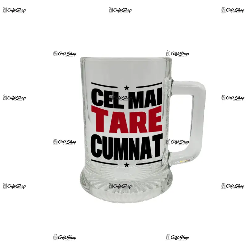 Cel mai tare cumnat, halba cu mesaj